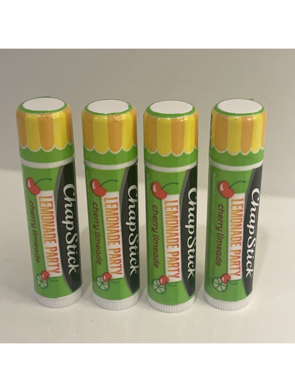 Chap Stick Lemonade Party CHERRY LIMEADE LIP BALM- Set Of 4